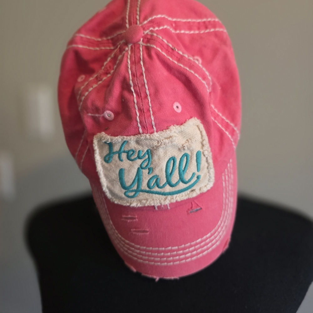 KBETHOS Pink Distressed Cap